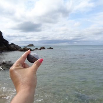 les galets voyageurs La plage de La Cotentin